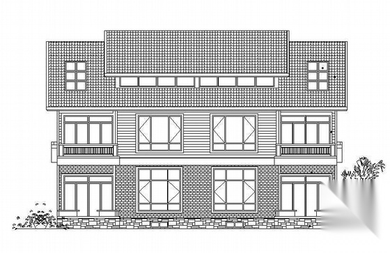 别墅建筑全套图纸cad施工图下载【ID:149904191】