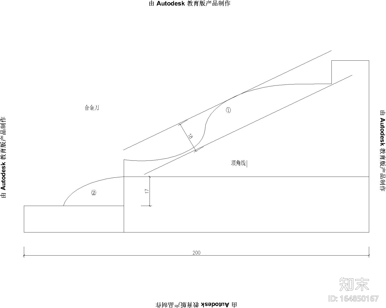 线条CAD图库施工图下载【ID:164850167】