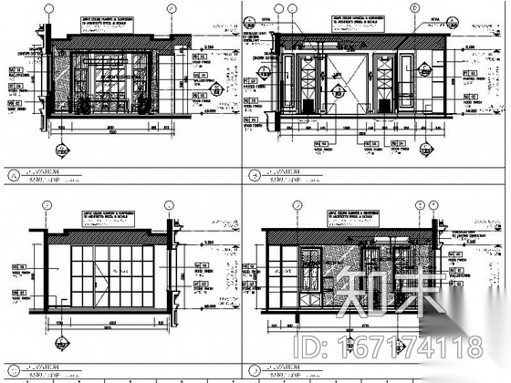 [北京]精品自然花园区现代典雅两层别墅室内装修施工图（...cad施工图下载【ID:167174118】