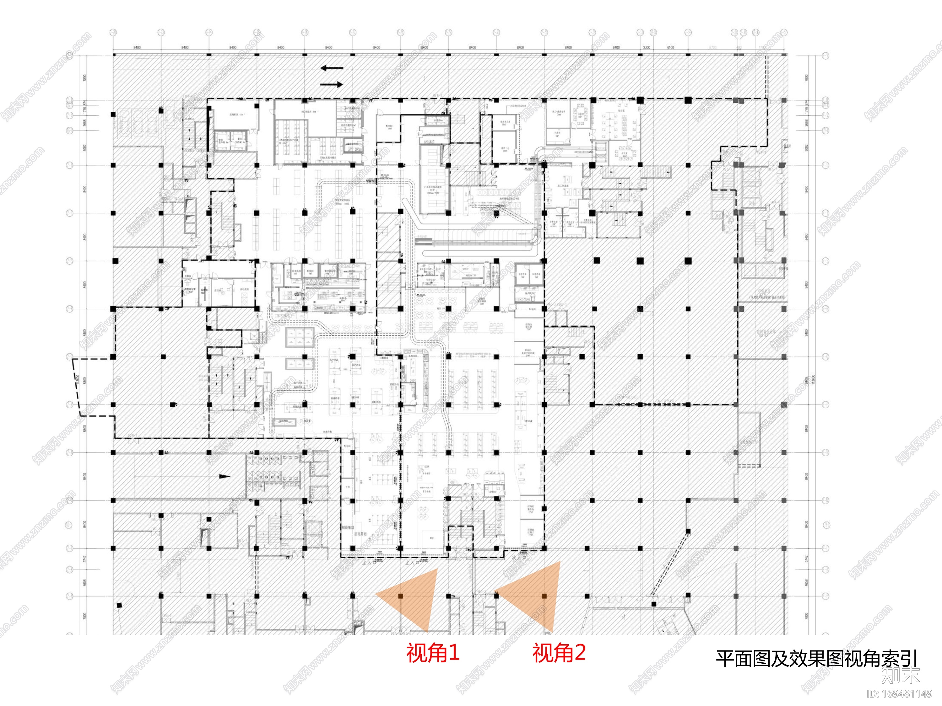 江苏昆山盒马鲜生超市万象汇店|CAD施工图+效果图+机电图施工图下载【ID:169481149】