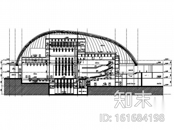 [济南]名师设计现代艺术中心装修图（含方案）cad施工图下载【ID:161684198】