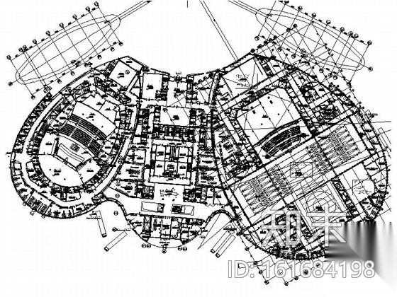 [济南]名师设计现代艺术中心装修图（含方案）施工图下载【ID:161684198】