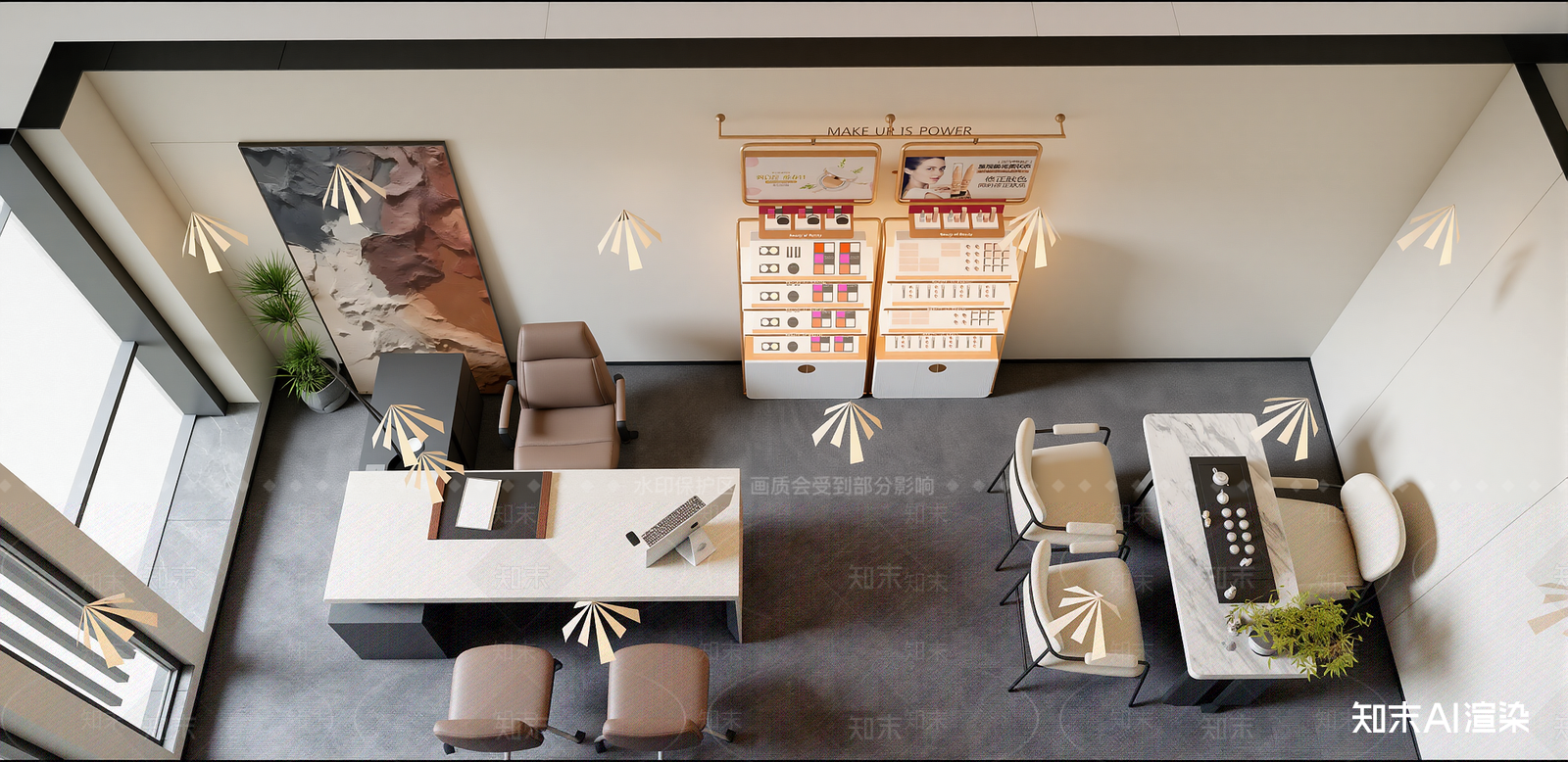 现代办公区SU模型下载【ID:1216040071】