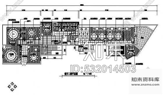 施工图餐厅装修图纸cad施工图下载【ID:532014503】