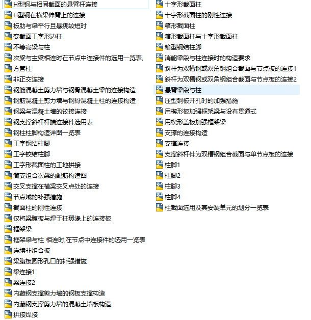 50张常见钢结构节点详图施工图下载【ID:166848131】