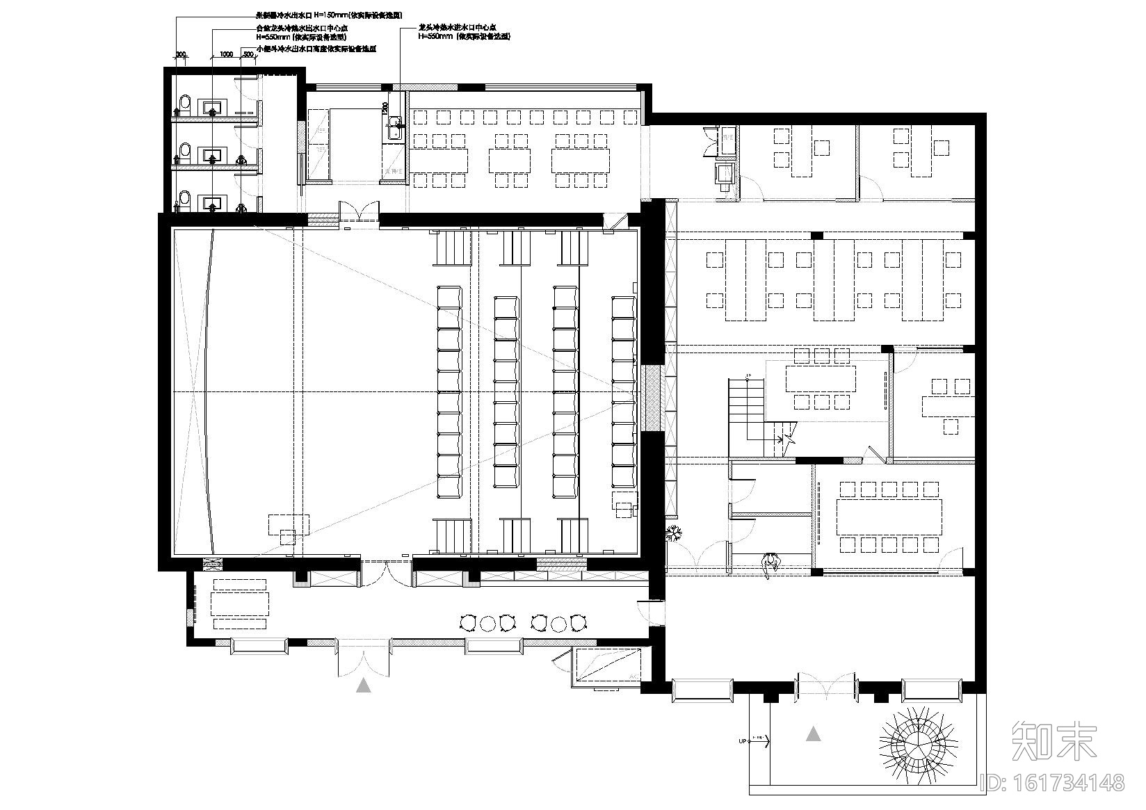 [上海]华谊兄弟办公室设计施工图+设计方案cad施工图下载【ID:161734148】
