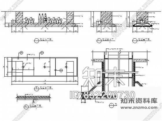 图块/节点样板间西厨吊架详图cad施工图下载【ID:832206730】