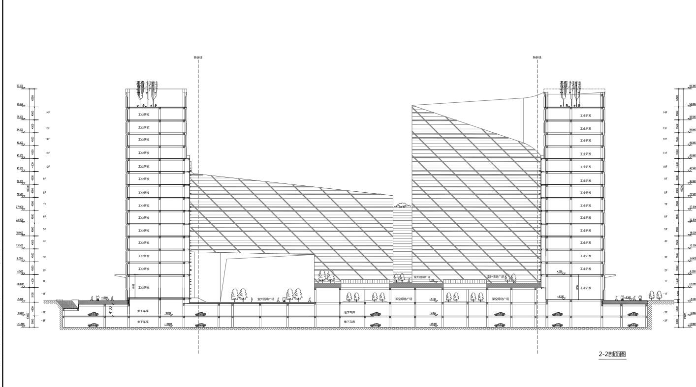 [广东]深圳天健技术中心研发大楼建筑方案设计（PDF+57页...cad施工图下载【ID:168111115】