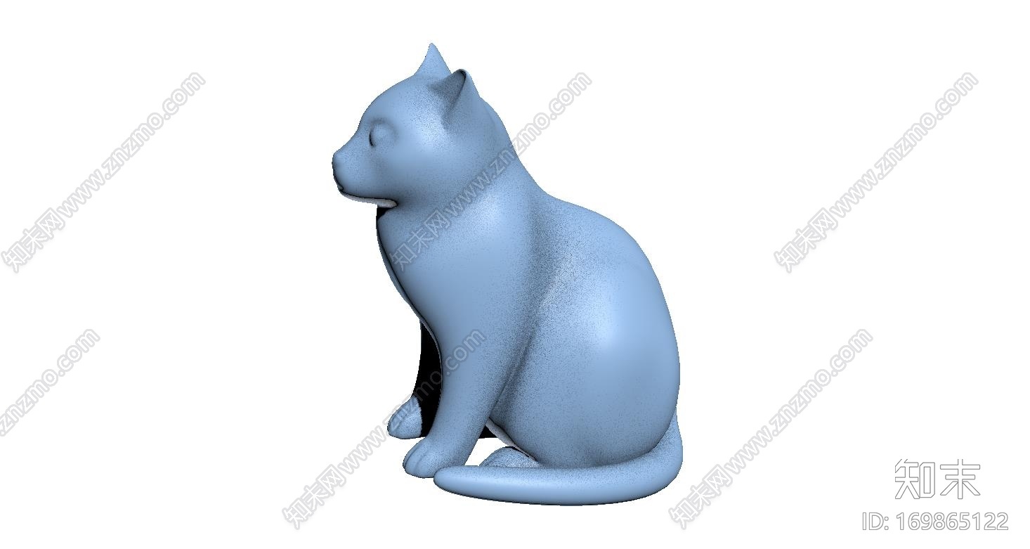 猫3d打印模型下载【ID:169865122】