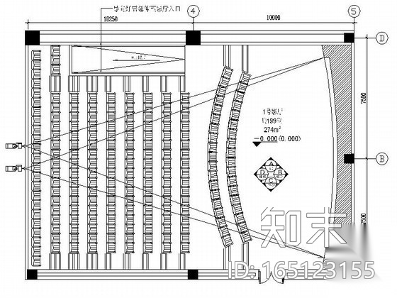 [佛山]某国际电影城1号影厅施工图施工图下载【ID:165123155】