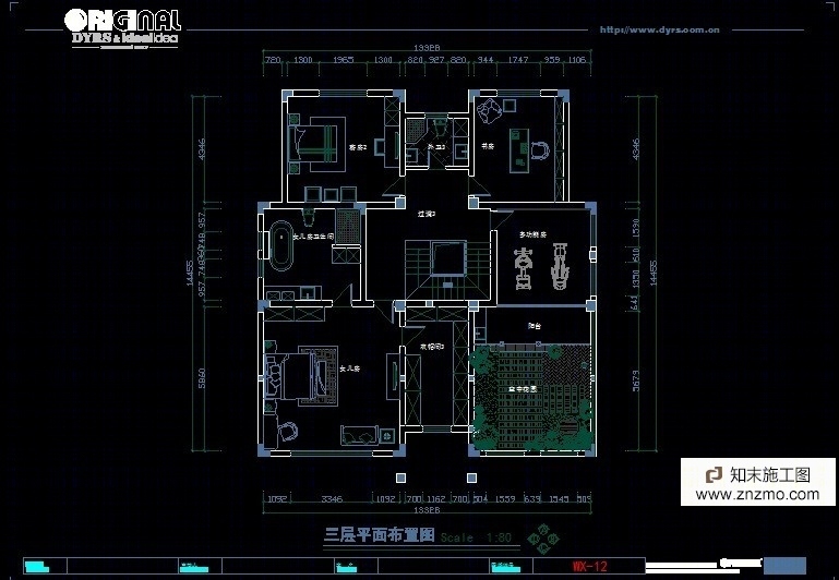 东易施工图cad施工图下载【ID:36911869】