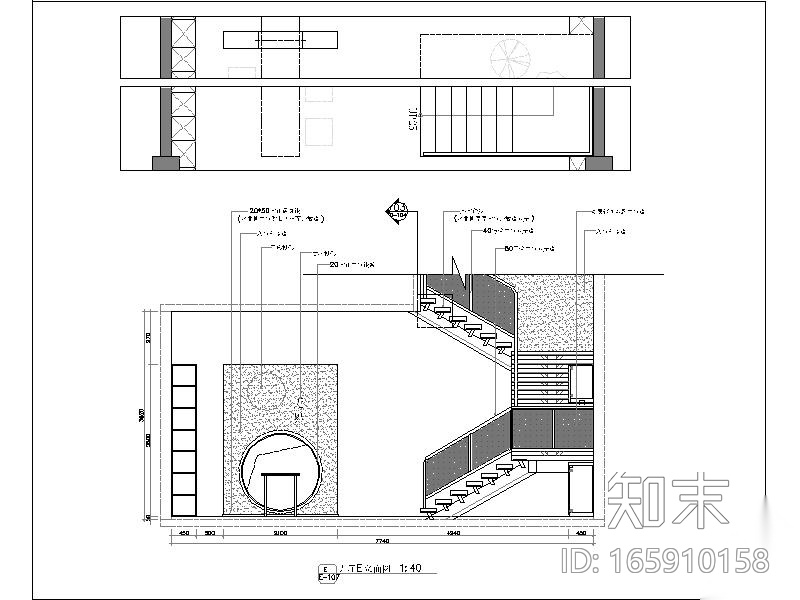 [成都]中式玉器会所室内设计施工图（含效果图及设计说明...cad施工图下载【ID:165910158】