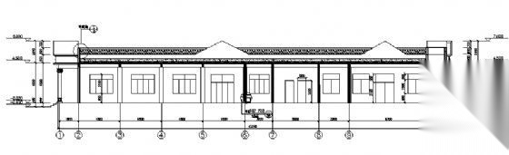 某一层餐厅建筑施工图cad施工图下载【ID:151666132】