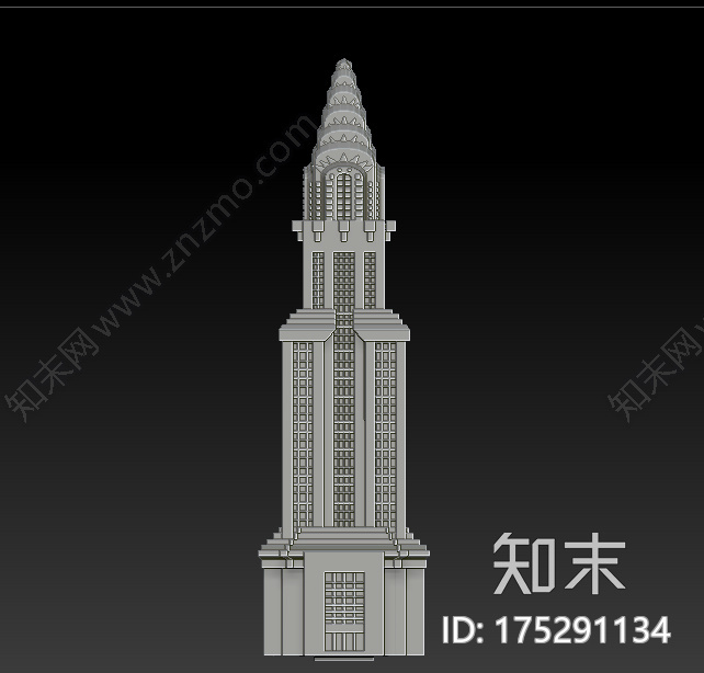 帝国大厦3d打印模型下载【ID:175291134】