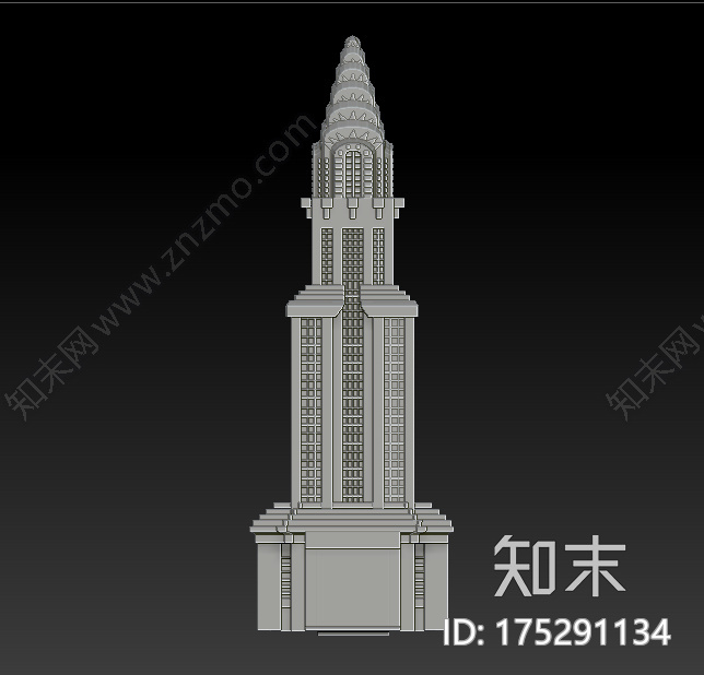 帝国大厦3d打印模型下载【ID:175291134】