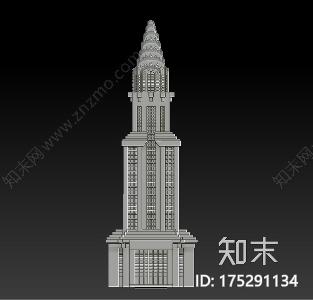 帝国大厦3d打印模型下载【ID:175291134】