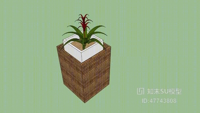 盆栽SU模型下载【ID:47743808】