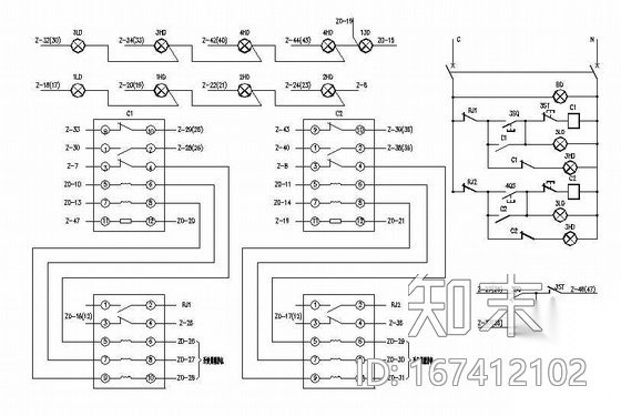 某电厂多种设备控制原理图施工图下载【ID:167412102】