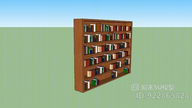 boekenkastSU模型下载【ID:922865828】