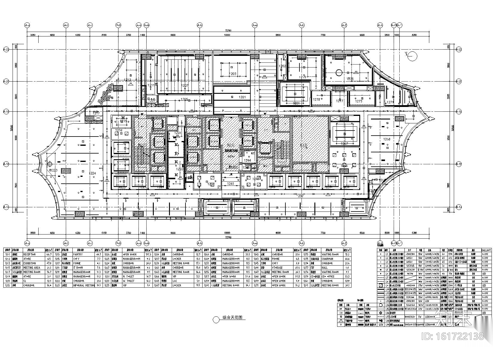 [北京]​Gensler_众美集团总部办公室施工图cad施工图下载【ID:161722138】