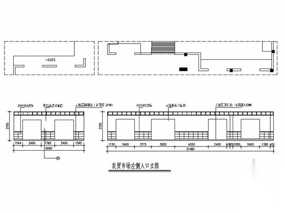 [浙江]现代农贸市场室内装修施工图施工图下载【ID:160706148】