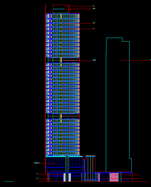 华东设计院——超高层综合性国际城归档施工图施工图下载【ID:149949104】