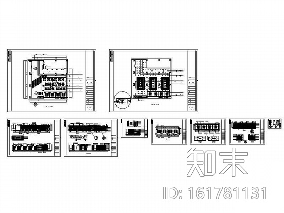 酒店西餐厅室内设计图cad施工图下载【ID:161781131】