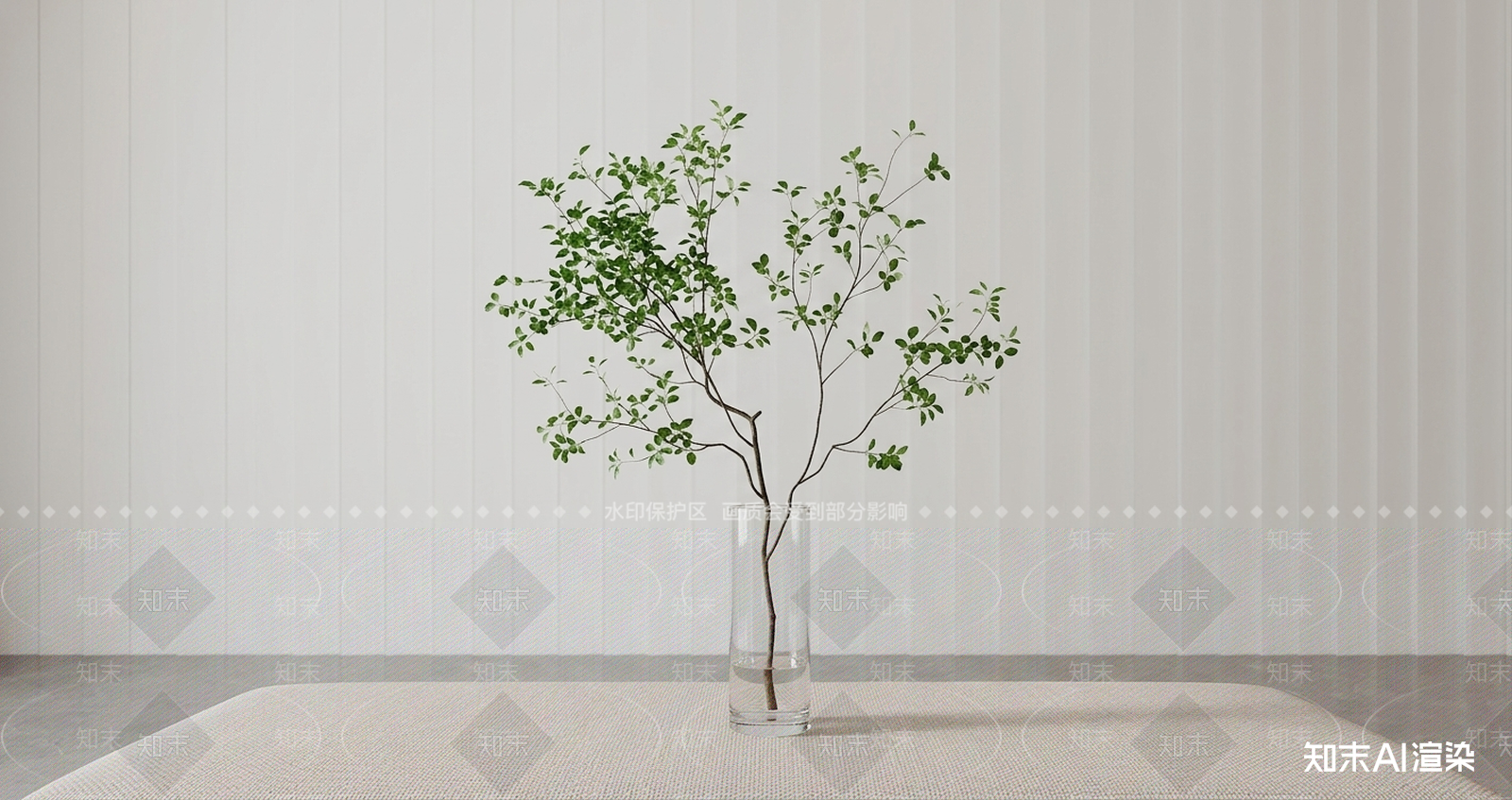 桌面艺术绿植灌木3D模型下载【ID:1227576227】