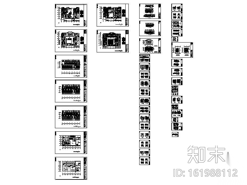 [北京]某大酒店装修图(含效果)cad施工图下载【ID:161988112】