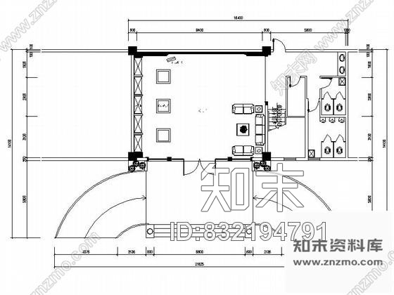 图块/节点三层办公楼室内装修平面图施工图下载【ID:832194791】