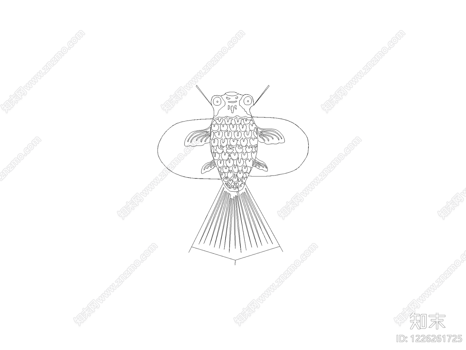 陈设类立面挂画cad施工图下载【ID:1226261725】