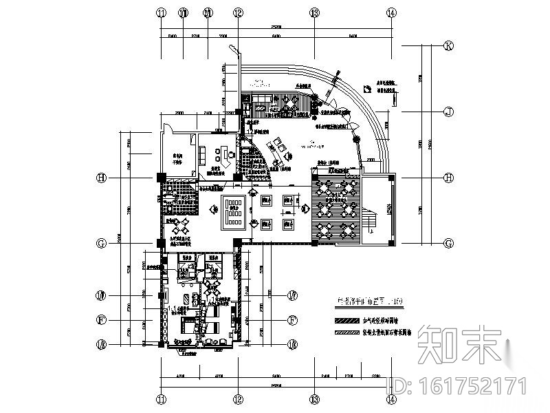 [浙江]某房地产售楼部室内装修图（含效果）cad施工图下载【ID:161752171】