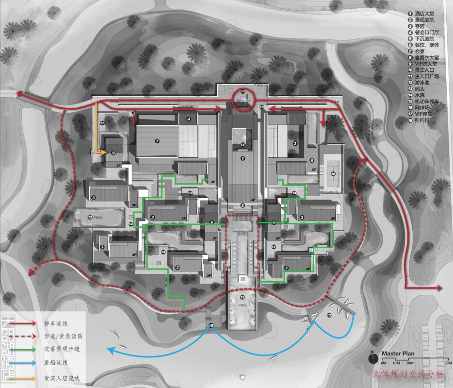 [浙江]宁波天明湖新中式风格酒店概念方案[文本+SU]cad施工图下载【ID:164872163】