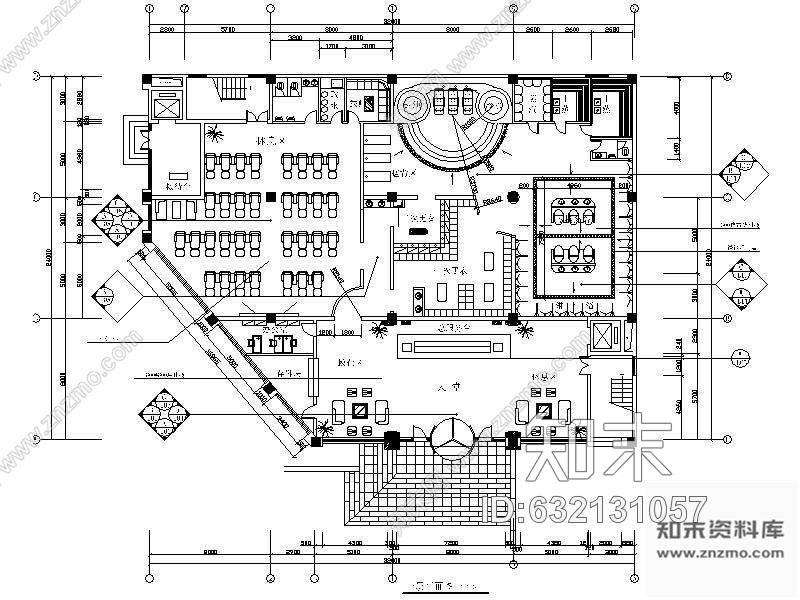 施工图湖北五层娱乐城施工图含效果cad施工图下载【ID:632131057】