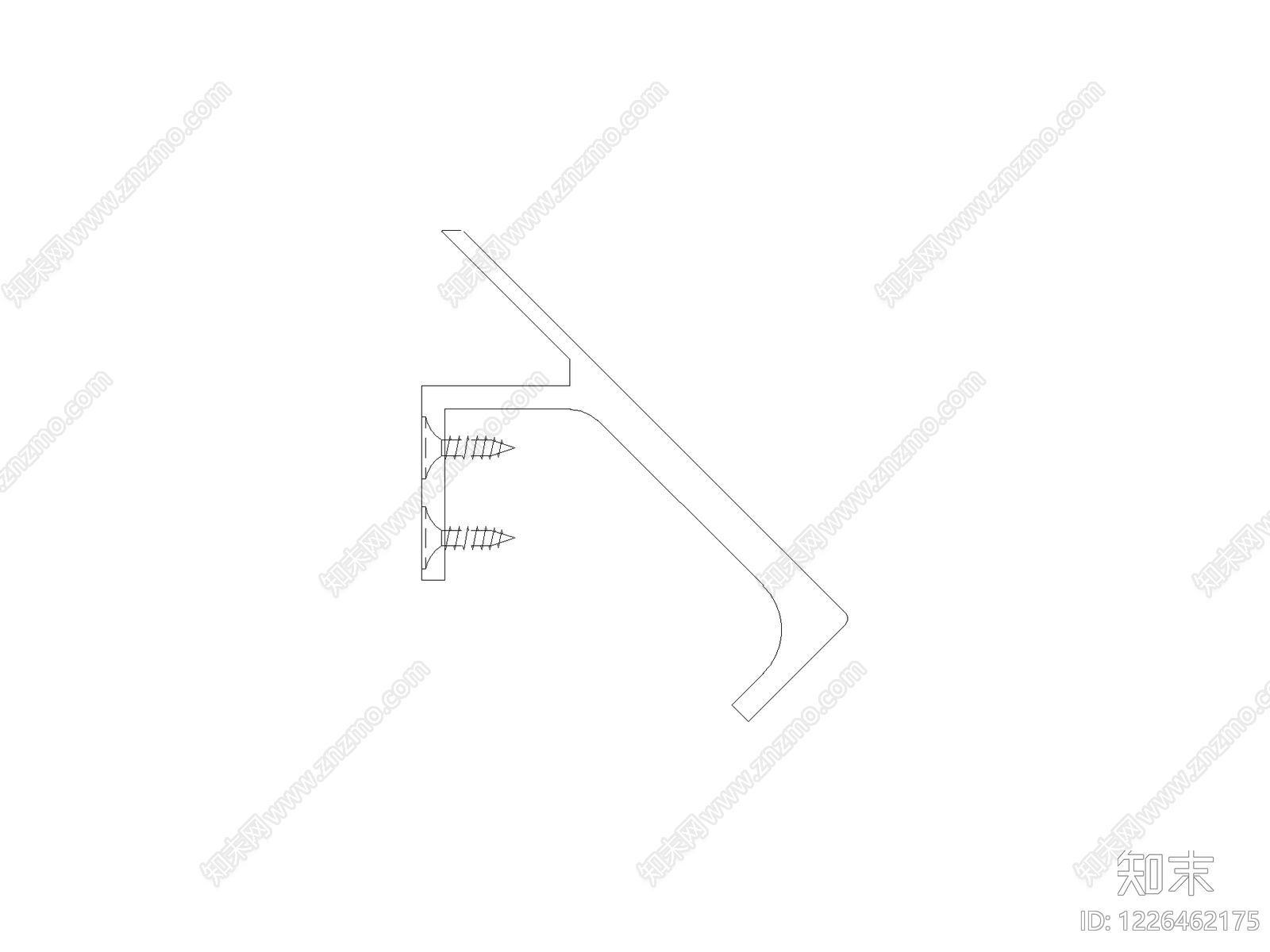 五金管件cad施工图下载【ID:1226462175】