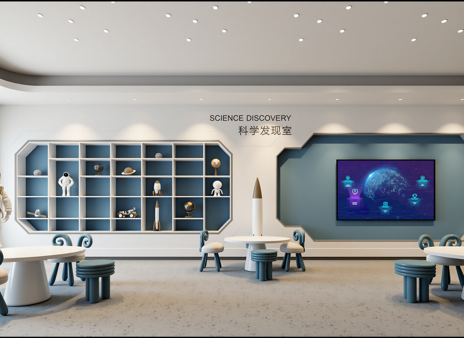 现代科学展厅3D模型下载【ID:1214720657】