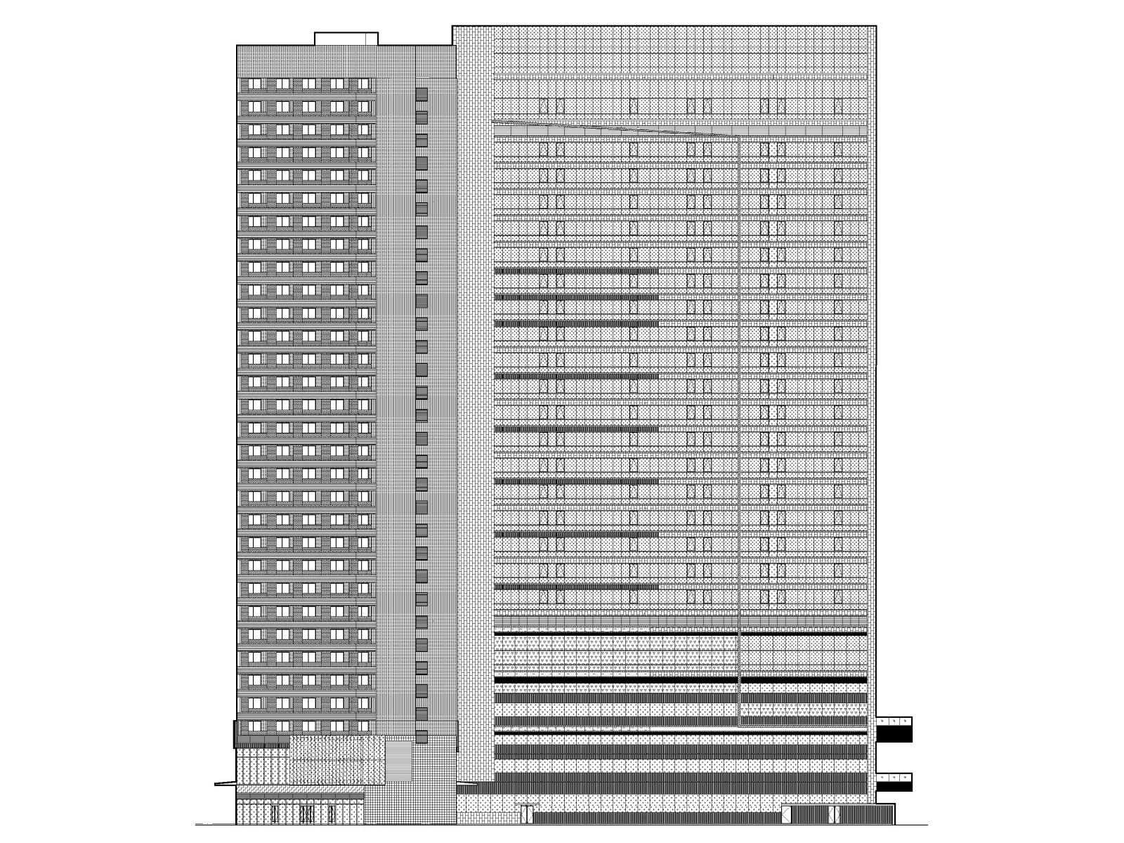 成都五星精品酒店建筑项目施工图+SU模型施工图下载【ID:1131206735】