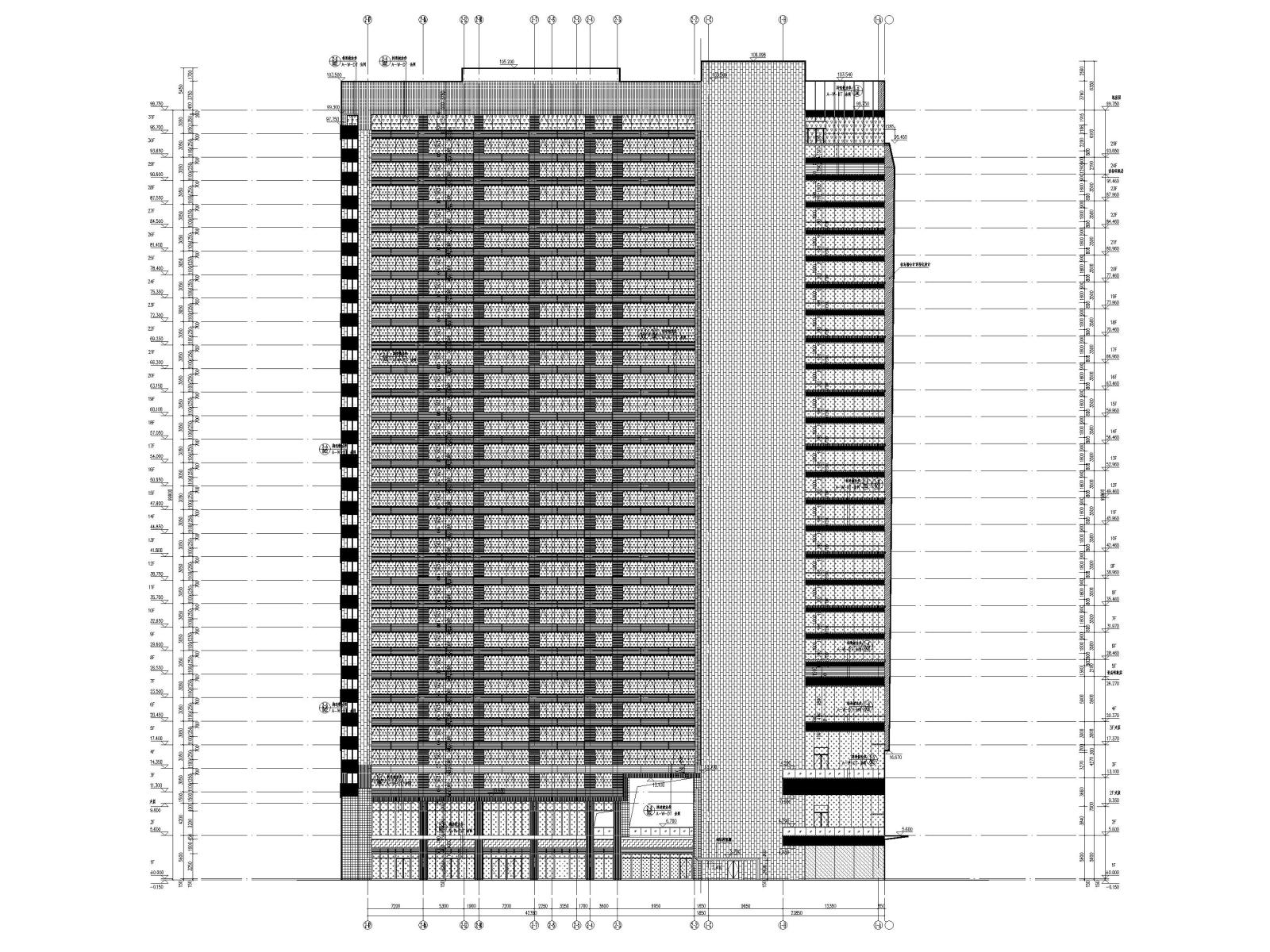 成都五星精品酒店建筑项目施工图+SU模型施工图下载【ID:1131206735】