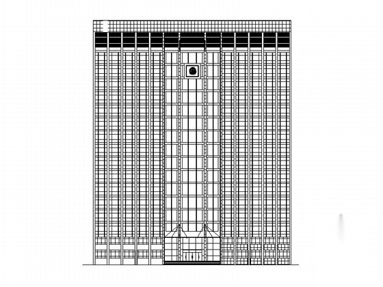 内蒙古某公安局办公大楼（高层）建筑设计施工图施工图下载【ID:167507141】