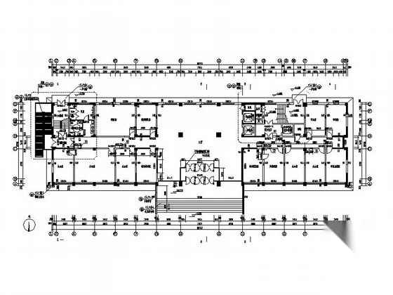 内蒙古某公安局办公大楼（高层）建筑设计施工图施工图下载【ID:167507141】