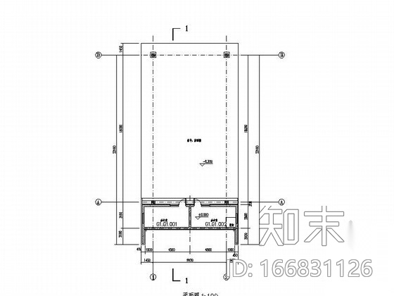 [哈尔滨]某汽车交易场拓号、拍照棚建筑方案图cad施工图下载【ID:166831126】