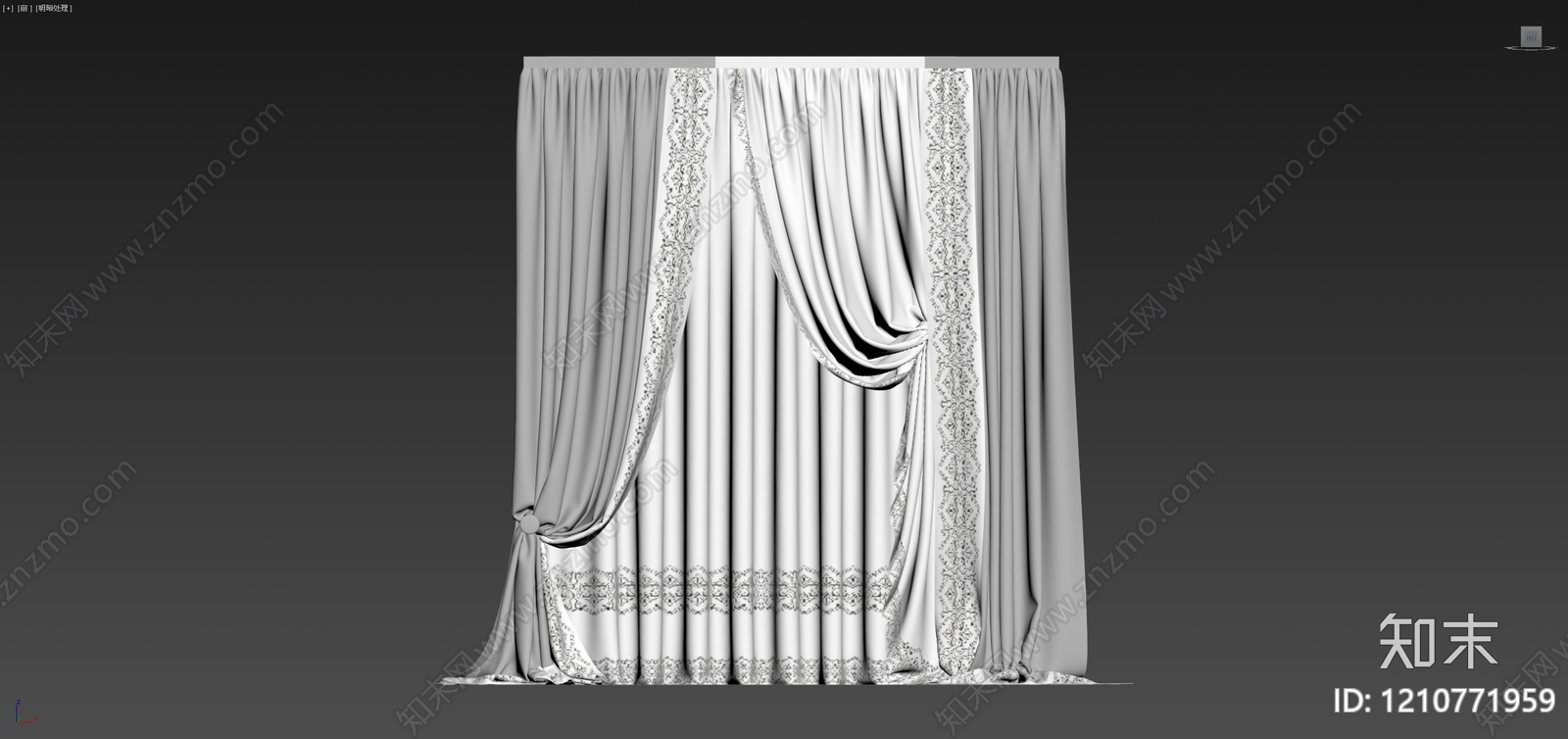 窗帘贴图下载【ID:1210771959】