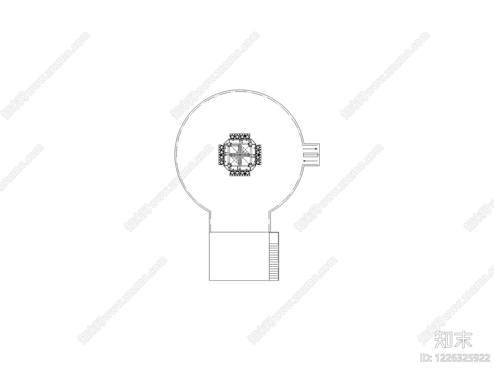 灯具图块cad施工图下载【ID:1226325922】