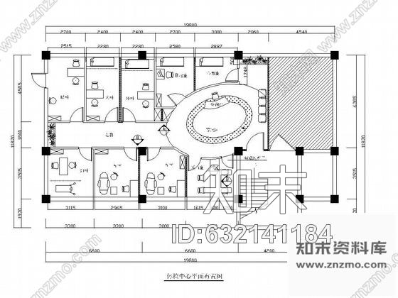 施工图宜宾某医院二门诊部装修图cad施工图下载【ID:632141184】