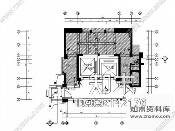 施工图福州知名房地产开发商设计公共空间室内施工图cad施工图下载【ID:632142176】