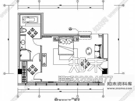 施工图江苏某办公楼董事长休息室装修图施工图下载【ID:532094877】