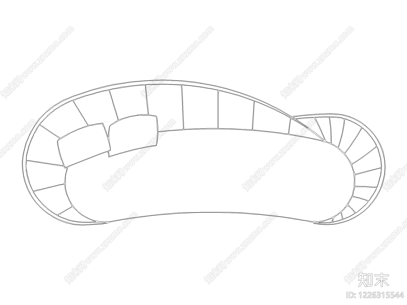 沙发CAD图纸