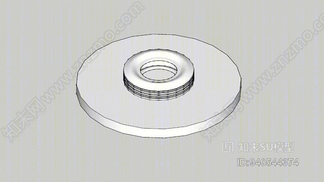 载重轮胎SU模型下载【ID:940544374】