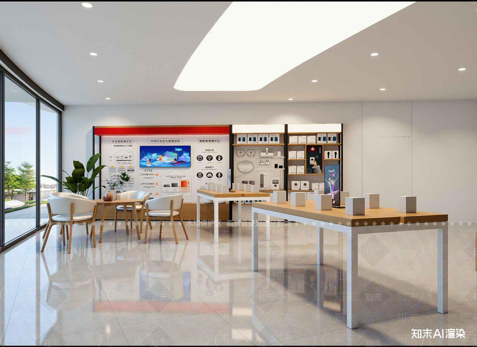 现代科技展厅3D模型下载【ID:1214595940】