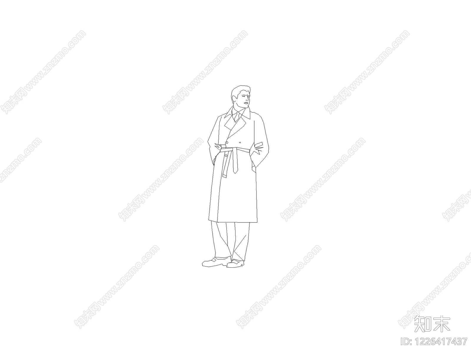 人物cad施工图下载【ID:1226417437】